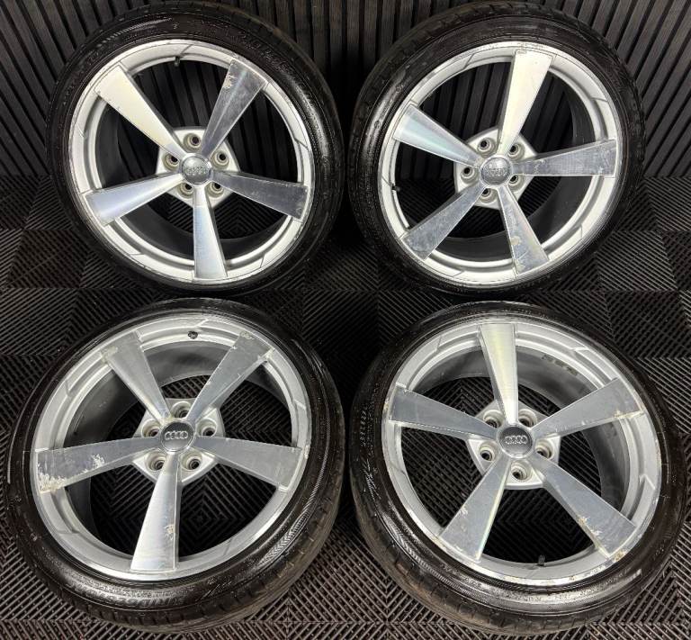 19'' GENUINE AUDI TT S LINE MK3 MK2 TTS ALLOY WHEELS ALLOYS TYRES