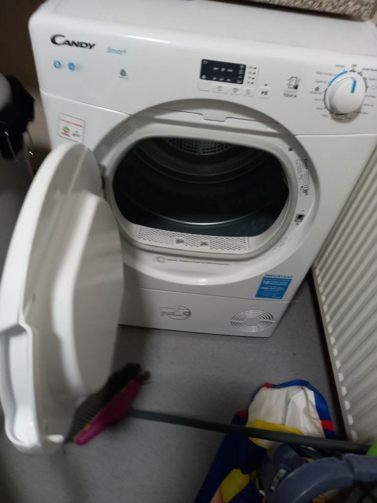 White Candy Tumble Dryer - Clean & Good Working Order