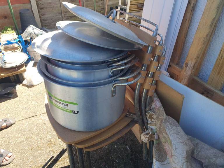 SETS 5 COOKING POTS PROFESSIONAL 