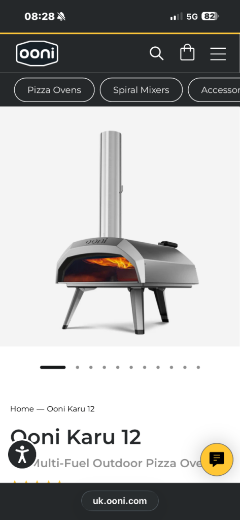 Ooni Karu 12 Multi-Fuel Pizza Oven