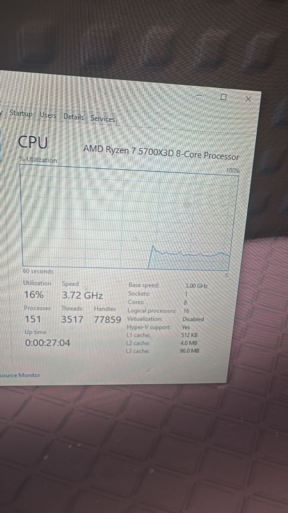 Gaming PC with AMD Ryzen 7 5700X3D and NVIDIA RTX 2060 – As Good As New