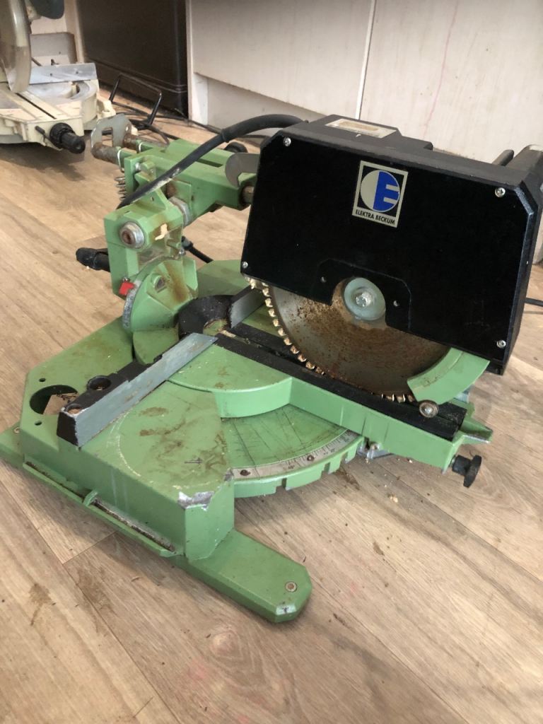 Elektra Beckum slide chop saw 