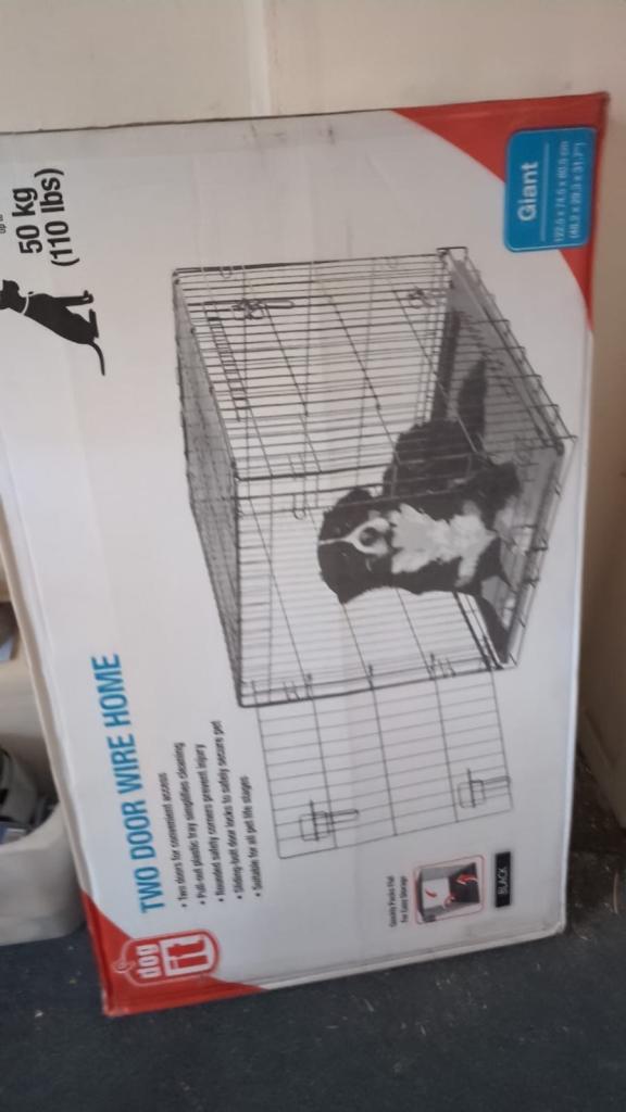 DOGIT 2 door dog crate Giant