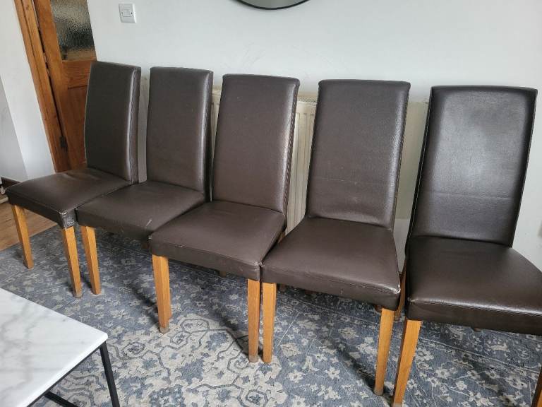 Leather dining chair for sale