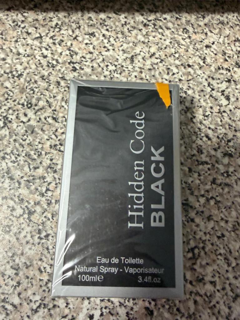 Hidden Code Black Eau de Toilette 100ml – Brand New, Sealed
