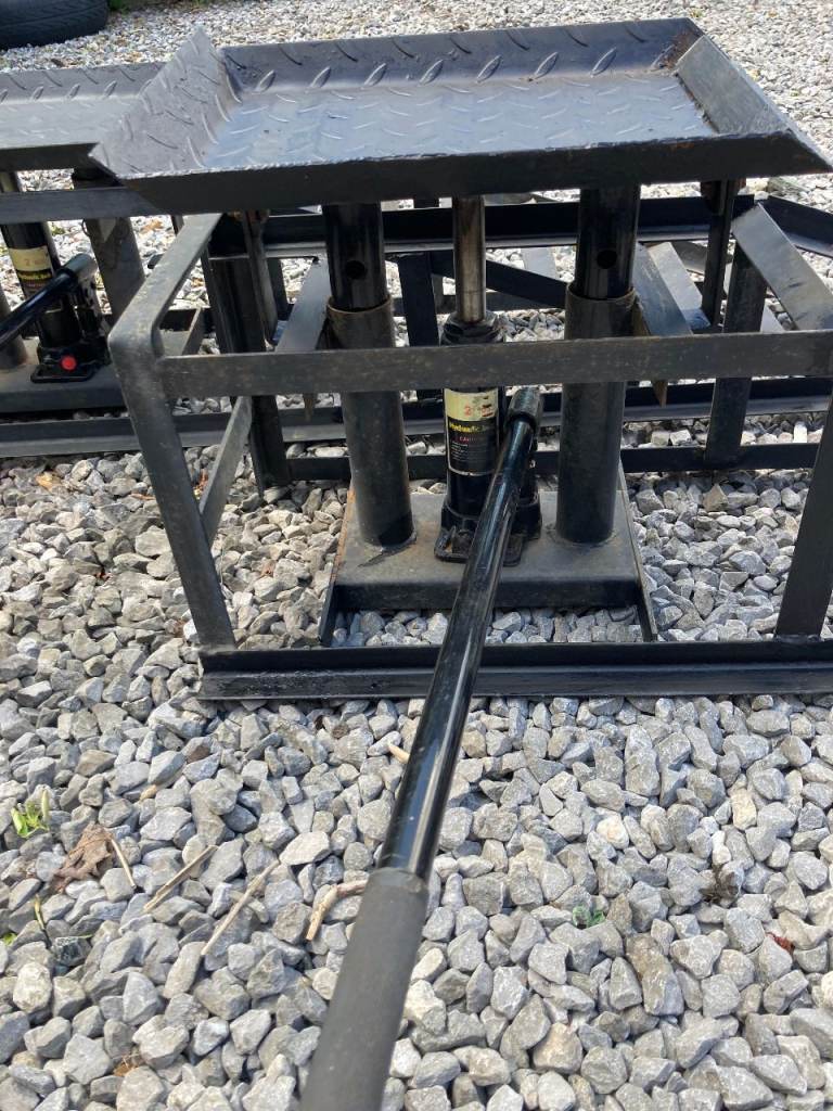 Car Ramps + Hydraulic Jack
