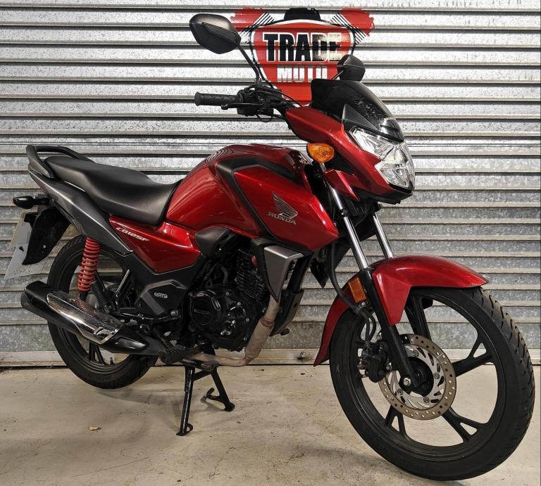 2022 22 HONDA CBF 125 M-M CB 125 F CB125F RED HPI CLEAR TRADE SALE NEW MOT 11K