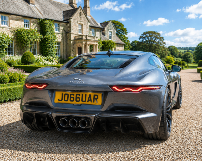 JOGGUAR - Private Cherished Number Plate - JO66UAR reads Jaguar