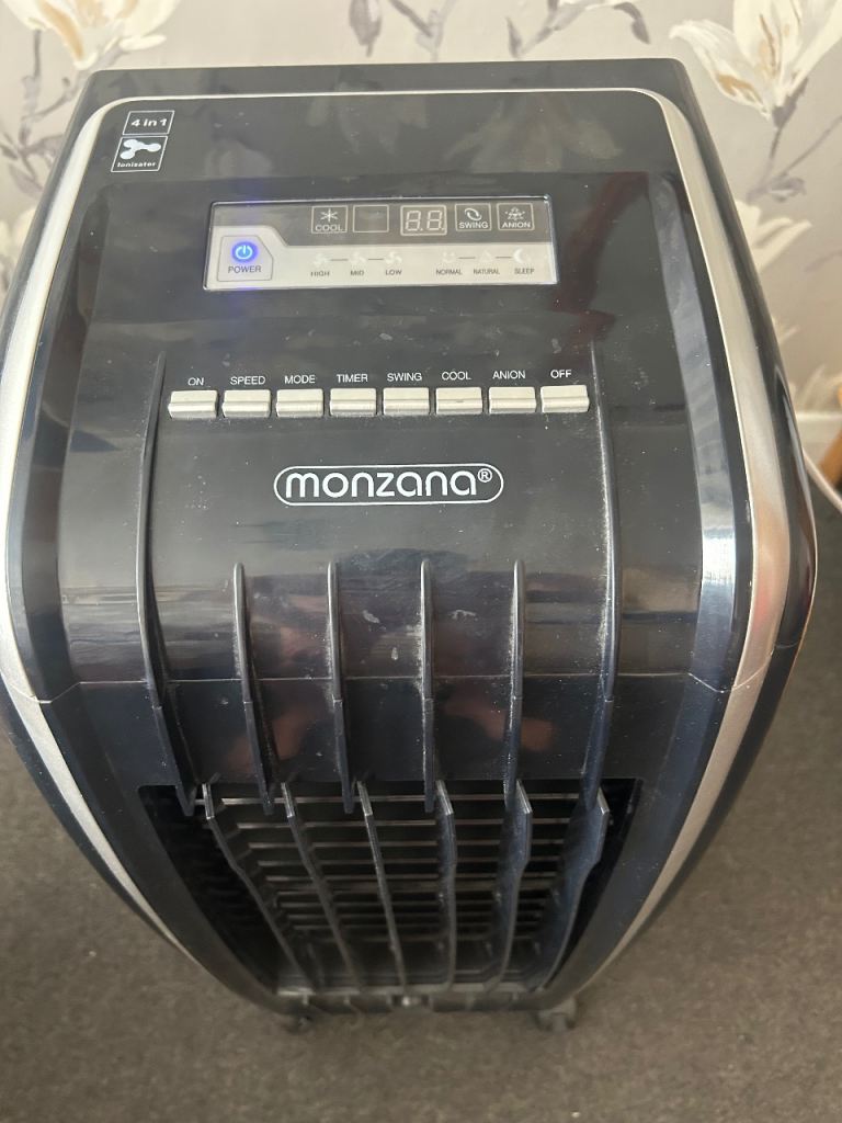 Monzana 4-in-1 Air Cooler with Remote – Good Condition