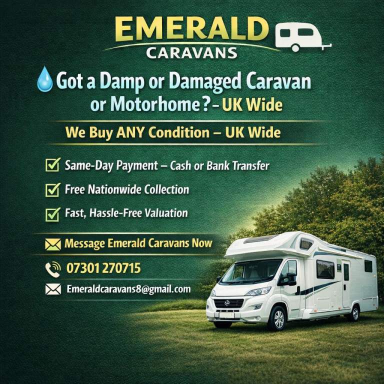 Motorhomes & Campers caravans  urgently required