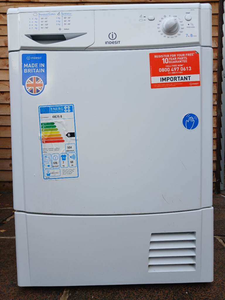 TUMBLE DRYER CONDENSER TUMBLE DRYER LARGE 7 KILOGRAM DRUM CAPACITY INDESIT SPOTLESS CAN DELIVER £160