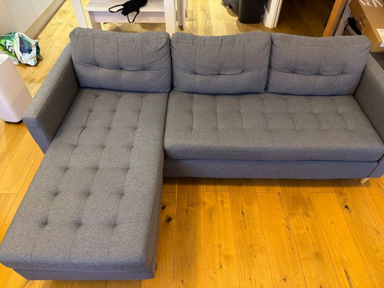 image for L-shape sofa - grey 