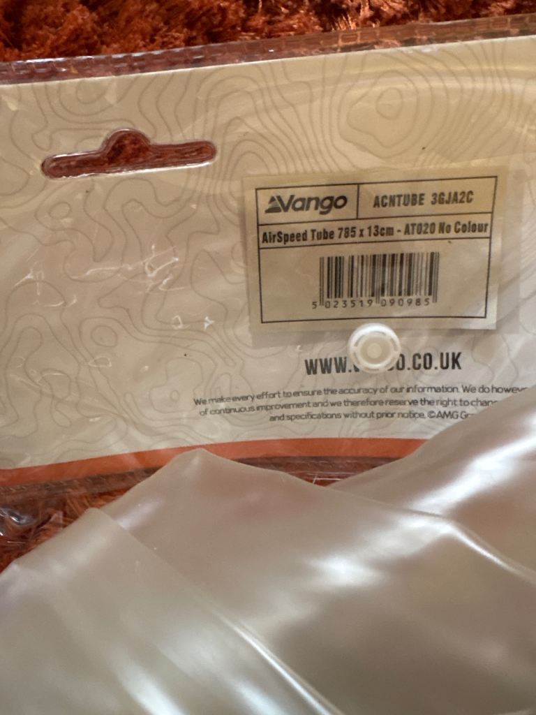Vango airspeed AT020 replacement tube  785x13cm
