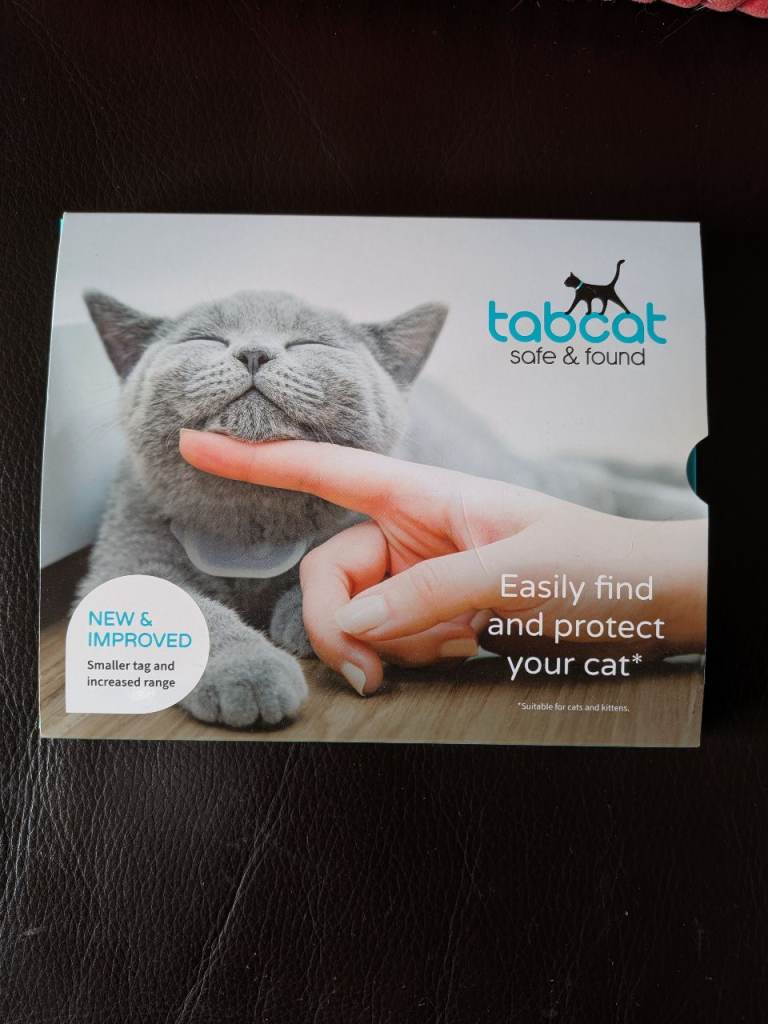 Tabcat Cat Tracker - Safe & Found Pet Tracking Device