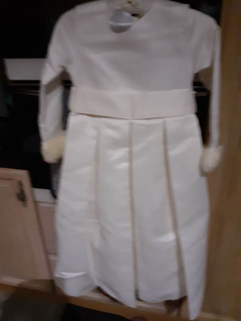 Ivory bridesmaids dress