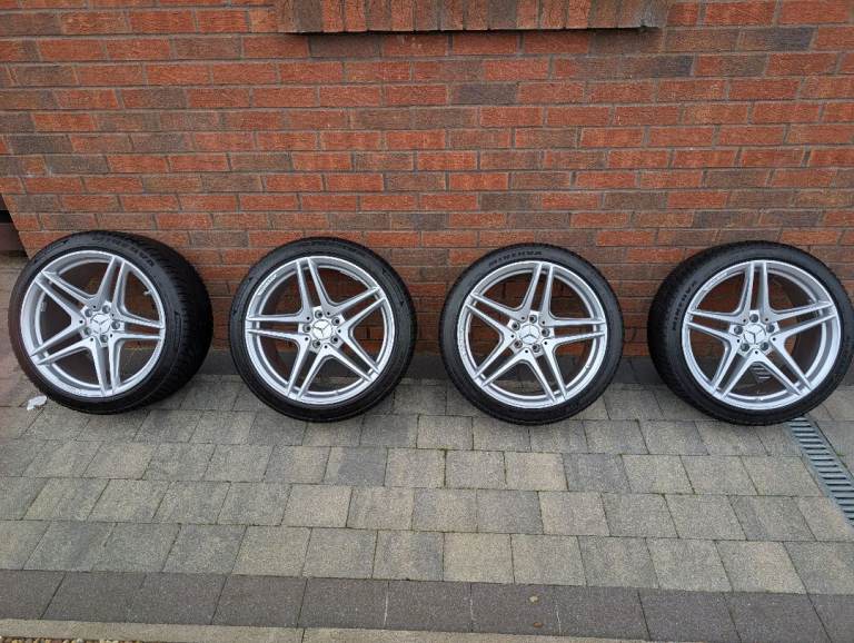Genuine Mercedes 19" C63s Refurbished Alloy Wheels + All Season Tyres 