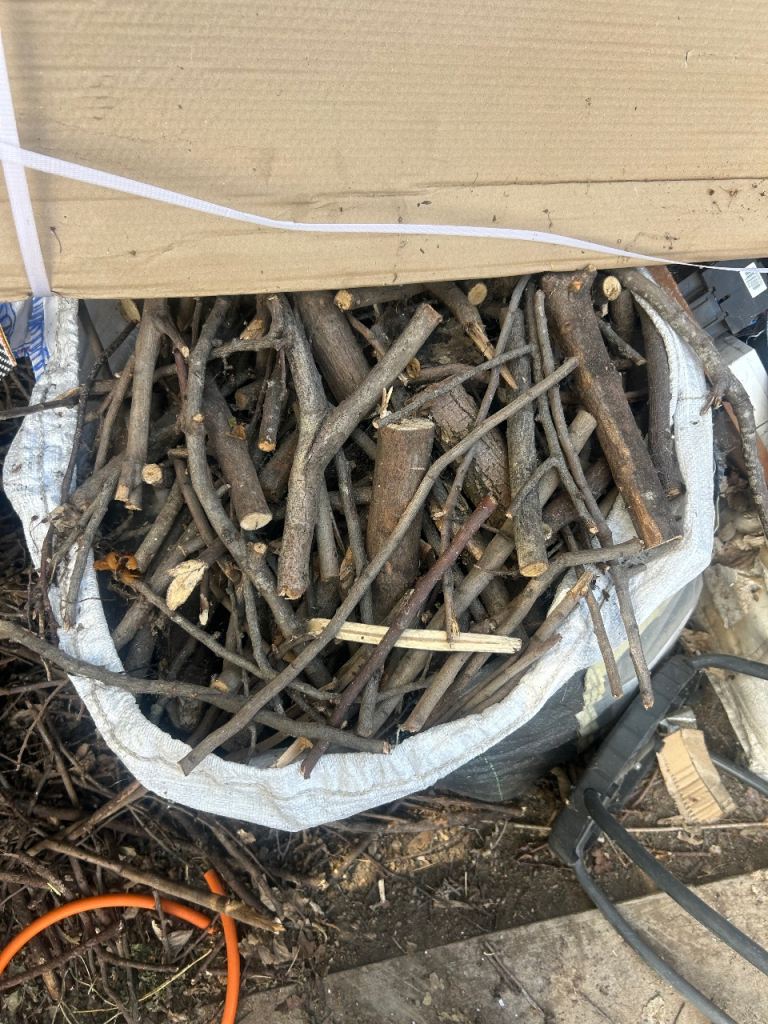 Logs and twigs