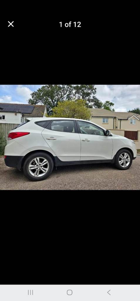 2013 Hyundai IX35 1.6 petrol White for spares or repair