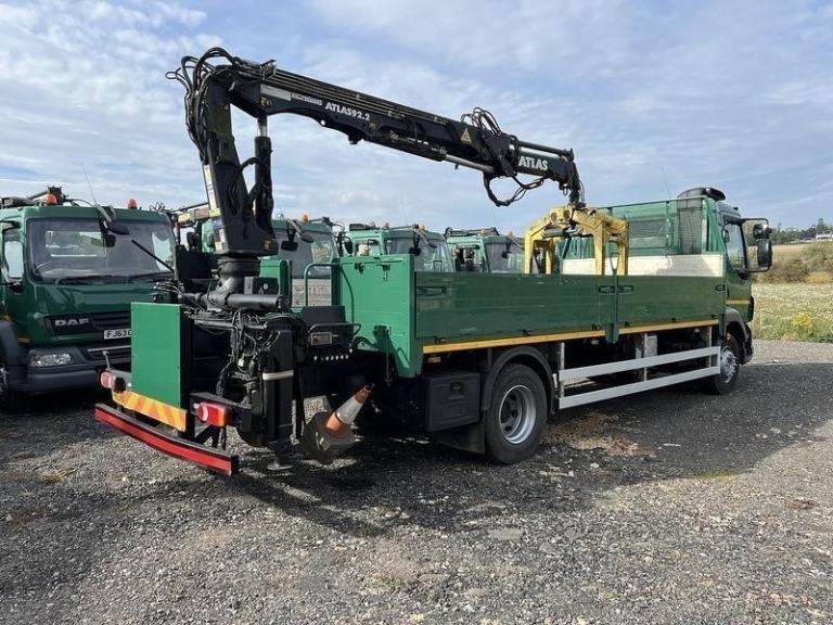 2013 DAF Trucks LF 55.220 6.7l Dropside With Atlas 92.2 Remote Crane 15 Ton