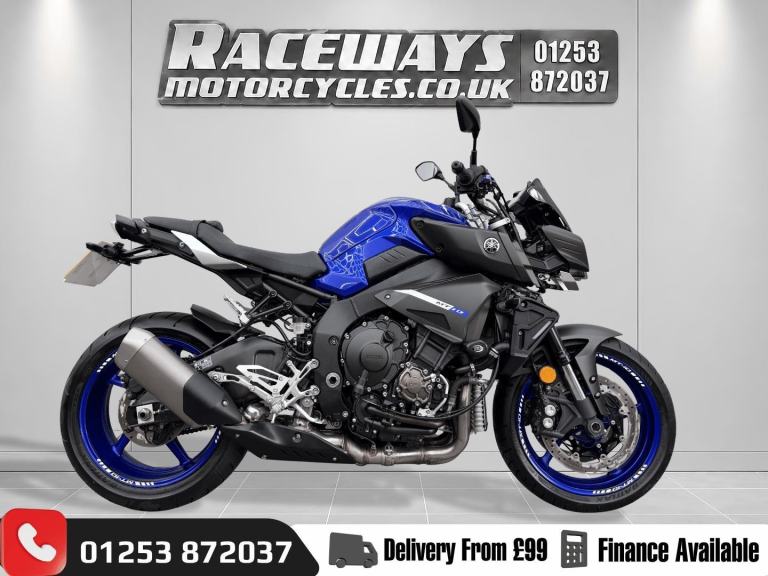 YAMAHA MT-10, 2017 67 PLATE, 14995 MILES, BLUE, HPI CLEAR, USED MOTORCYCLE
