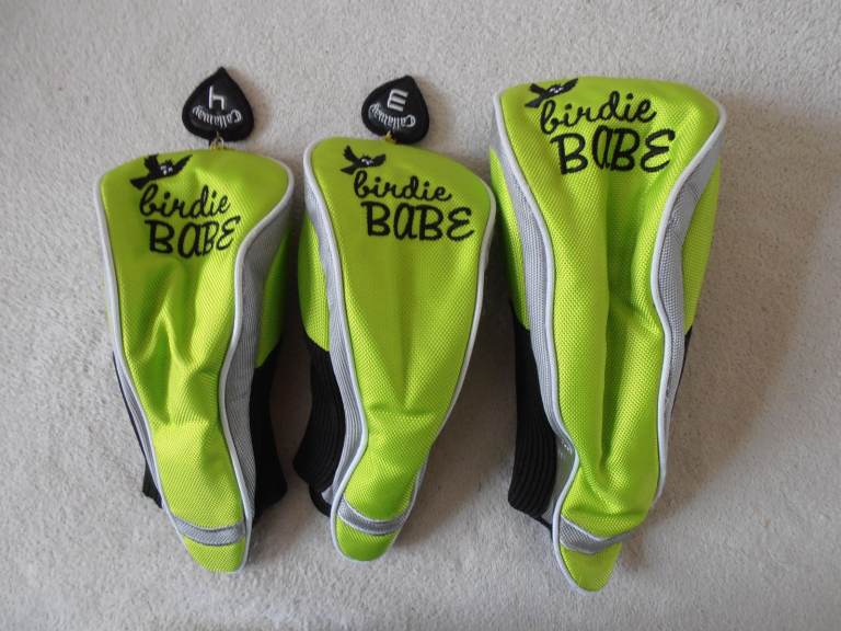BIRDIE  BABE  Headcovers   Driver / 3 & 4 woods.