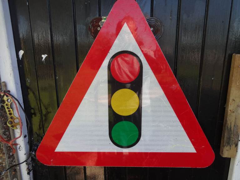 TRAFFIC LIGHT SIGN ~ 