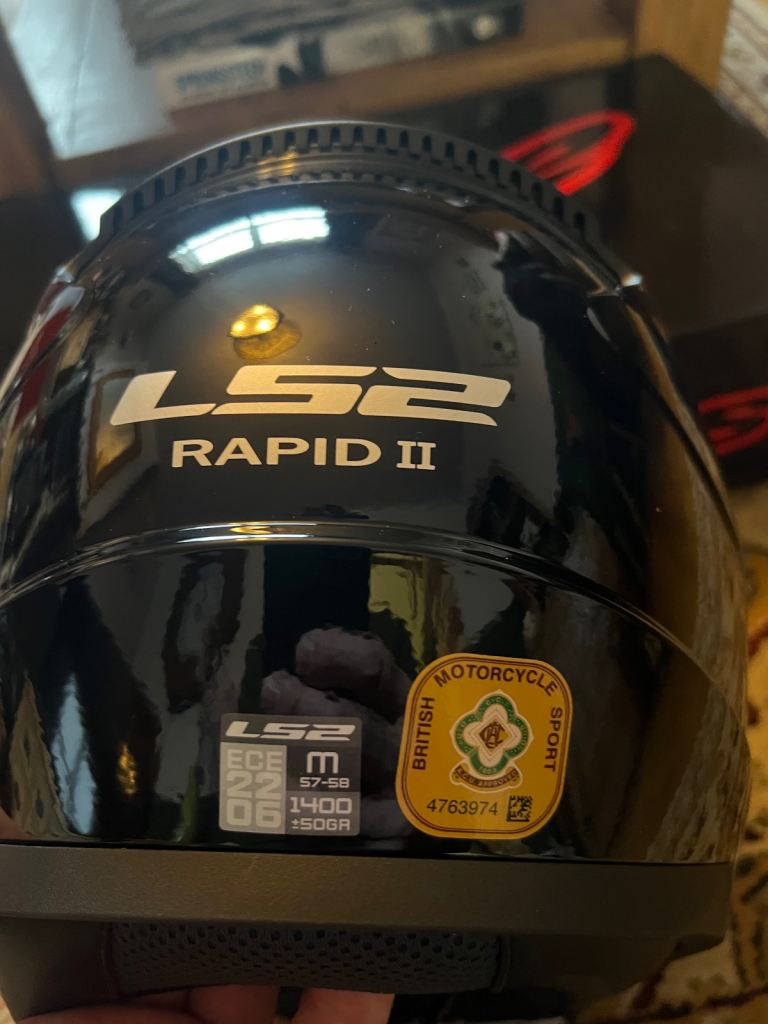 🏍️ LS2 FF353 Rapid II Road Touring Helmet - Black  size M 