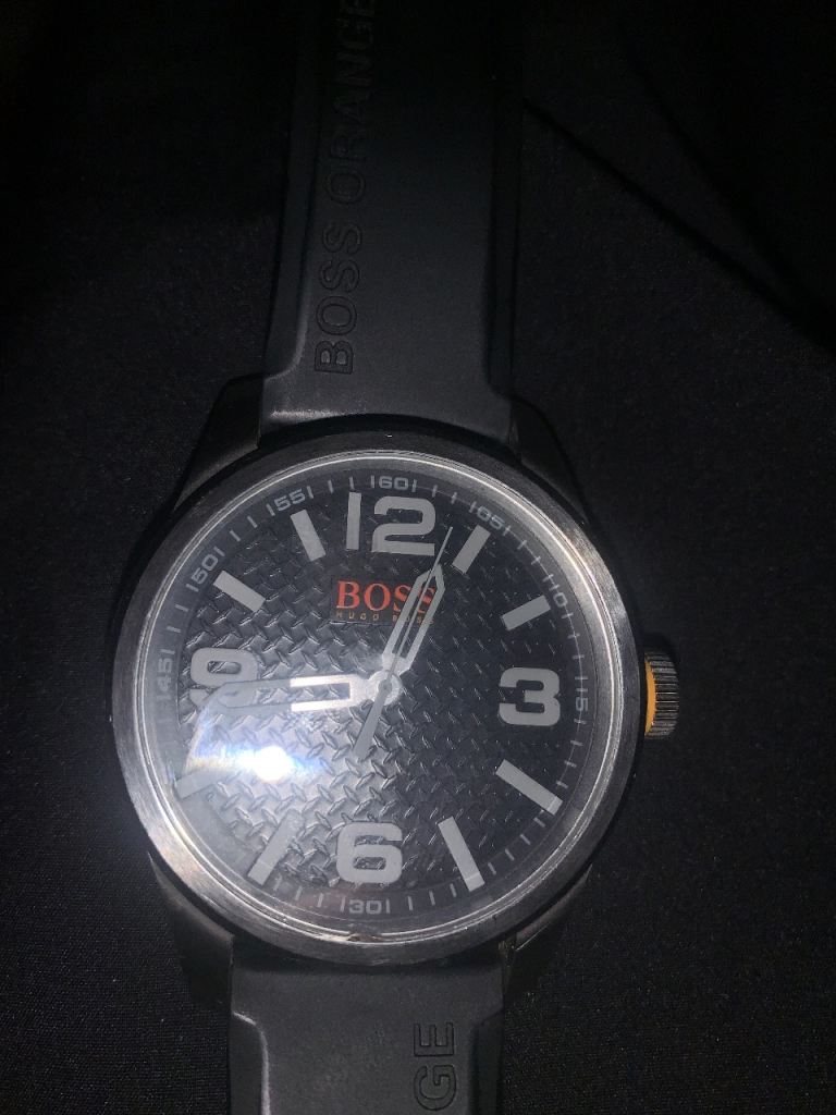 BOSS Orange Men's Watch - Black, Good Condition