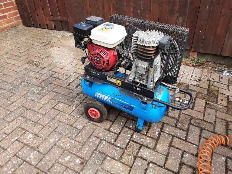Petrol Air Compressor on Wheels – Good Working Order