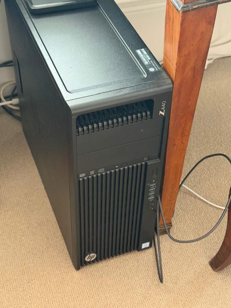 HP Z440 32GB DDR4 RAM Nvidia GPU 512GB SSD