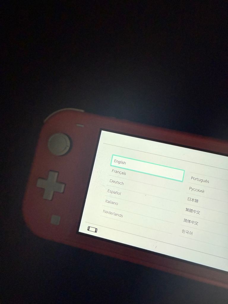 Nintendo switch lite with animal crossing 