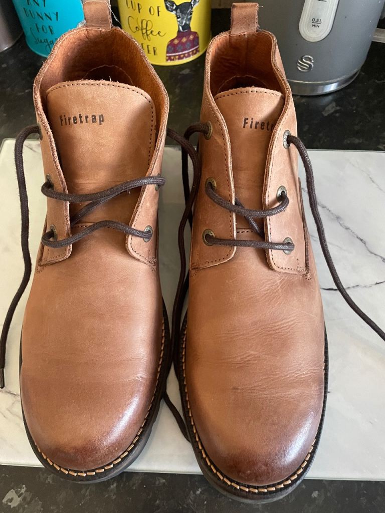 Firetrap Mens Leather Boots ~ Size 11