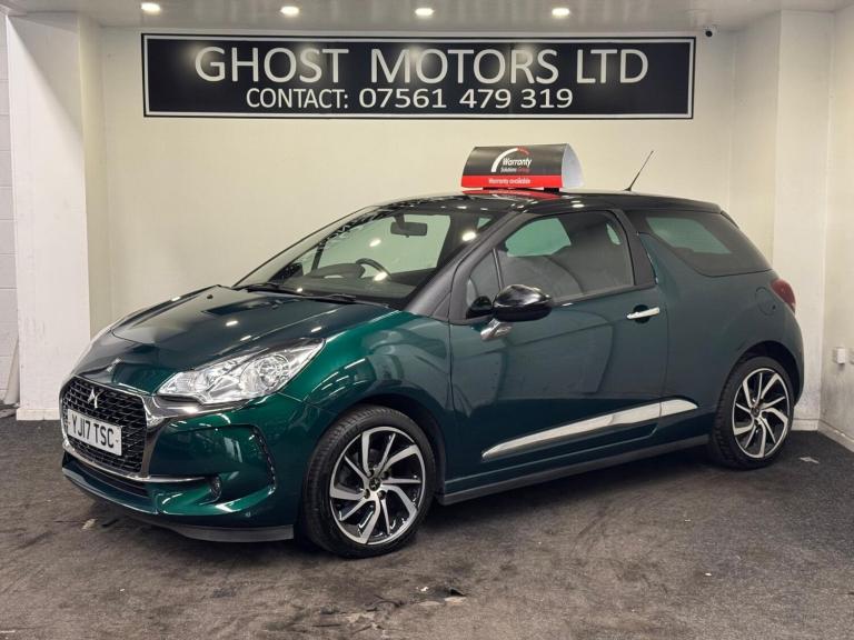2017 DS Automobiles DS 3 1.2 PureTech Connected Chic 3dr HATCHBACK PETROL Manual