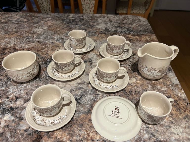Poole Pottery Mandalay Coffee Set