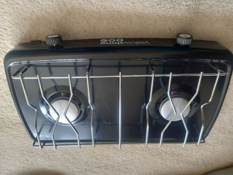 Yellowstone 2-Burner Camping Stove – Black, Good Condition
