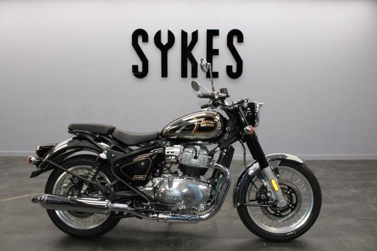 Royal Enfield Classic 650 in Black and Chrome - Instock and Available 