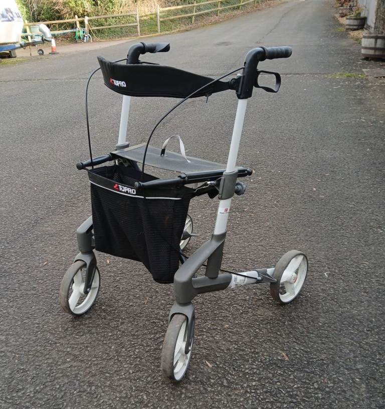 Topro Troja Original S Rollator 4 wheeled walking aid