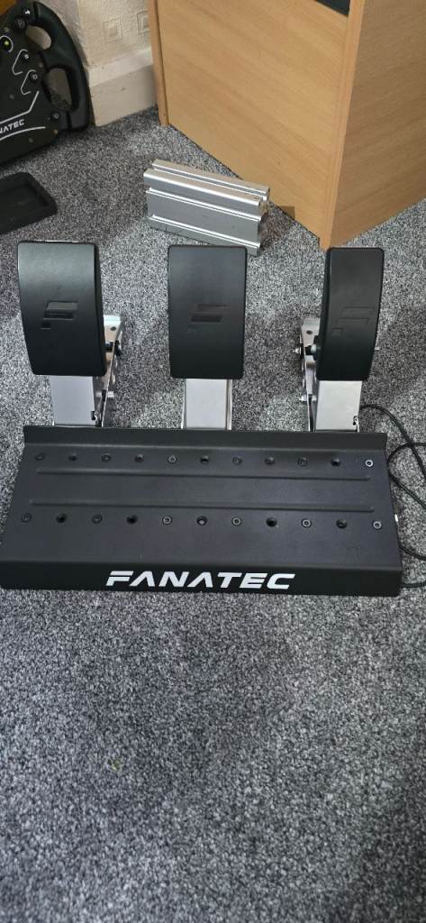 Fanatec CSL Pedals with Load Cell Brake & Dampener Kits