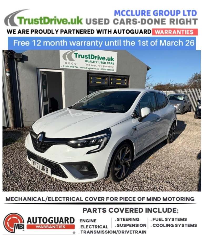 2021 Renault Clio Rs Line E-tech Auto Hatchback Hybrid Automatic