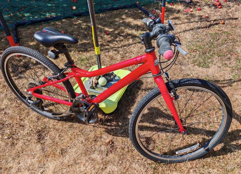 Carrera Saruna JNR bike, 24" wheels, rechargeable lights, 21 speed Shimano, excellent condition.