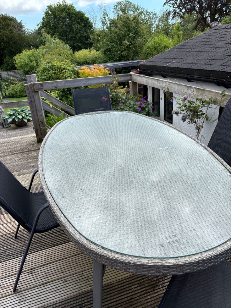 Large Garden Table and Chairs