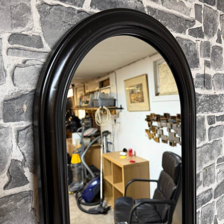 Black Arched Wall Mirror – Home Collections