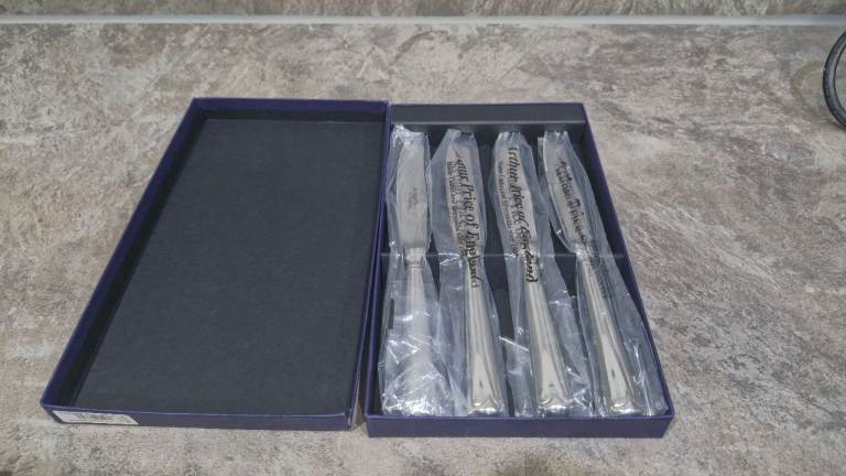 Arthur Price of England Silver Knives - New in Box