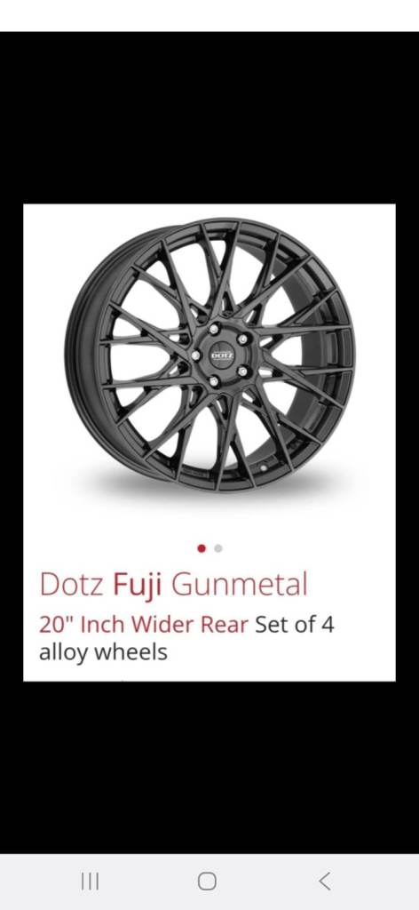 20" Gumetal grey Dotz Alloy wheels and tyres 