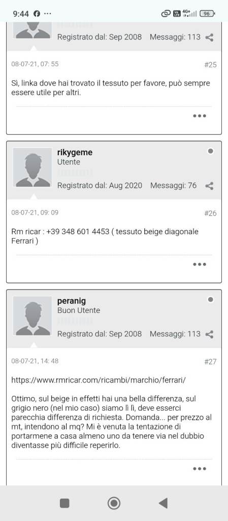 Ferrari 328 Mondial warranty book service 