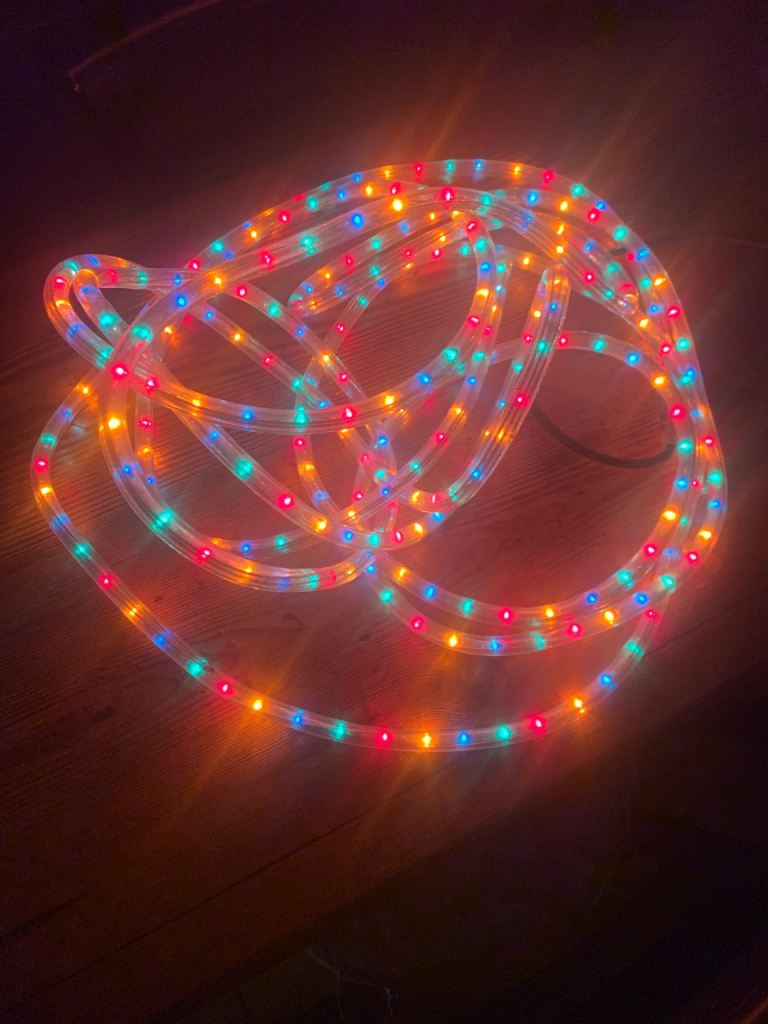 19 feet clear LED  light rope