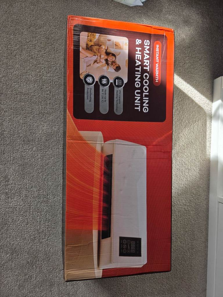 Brand New White Smart Cooling & Heating Unit in Box