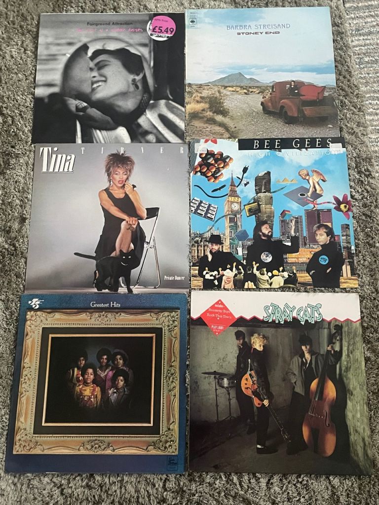 vinyl records for sale £10 each 
