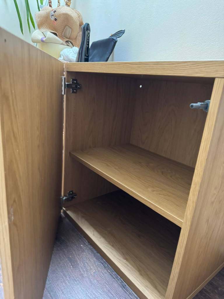 Magnificent Chic Stylish Beautiful Elegant Solidly Built HEALS Wooden Storage Cabinet