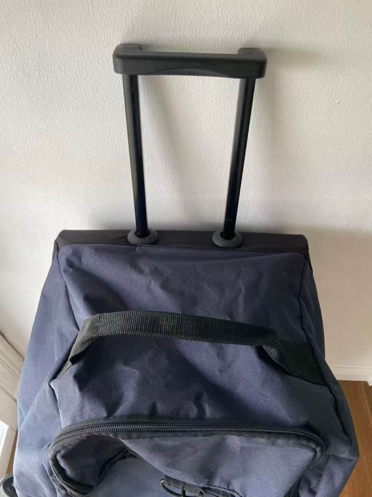 Good quality suitcase with two wheels